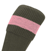 Byron Sock - Olive & Pink M 2